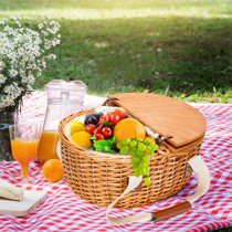 Wayfair | Wine Glasses Picnic Baskets & Backpacks You'll Love in 2023